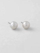 Freshwater Pearl Sterling Silver Stud Earrings